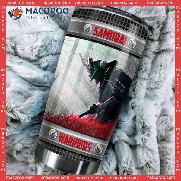 Samurai Warriors Metal Stainless Steel Tumbler