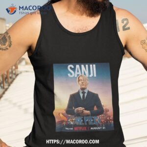sanji one piece live action netflix poster shirt tank top 3
