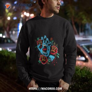 santa cruz new screaming flash centre art design shirt sweatshirt