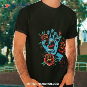 Santa Cruz New Screaming Flash Centre Art Design Shirt