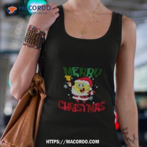 santa outfit merry christmas halloween spongebob squarepants shirt tank top 4