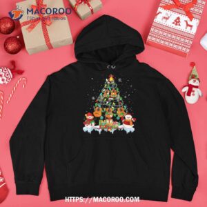 santa reindeer elf guitars as xmas tree musical snow shirt christmas snowman hoodie