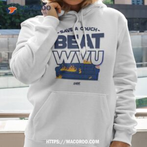 save a couch beat wvu shirt hoodie
