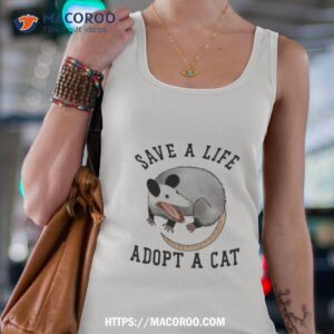 save a life adopt a cashirt tank top 4