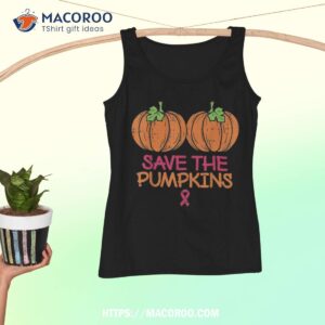 Save Your Pumpkins Shirt Breast Cancer Awareness Halloween