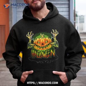 scary pumpkin head halloween shirt hoodie