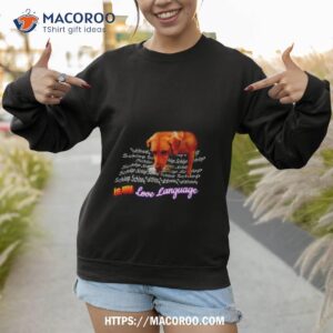 schlop is my love language dog shirt sweatshirt 1