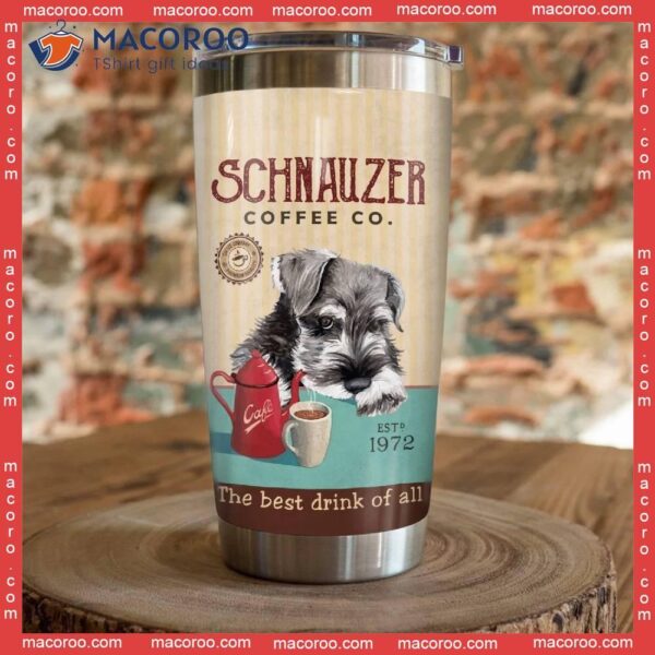 Schnauzer Dog Coffee Company Stainless Steel Tumbler