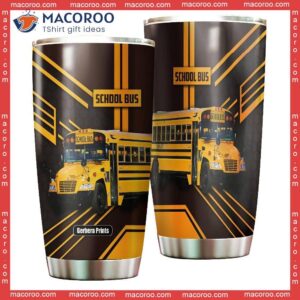 school bus driver stainless steel tumbler 0