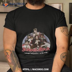 School Of Rock Music Band I Pledge Allegiance Big Boys Shirt