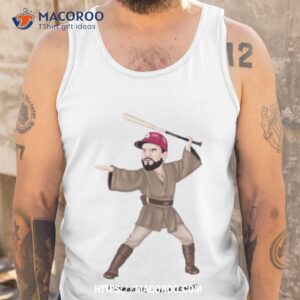 schwarbie wan kenobi caricature shirt tank top