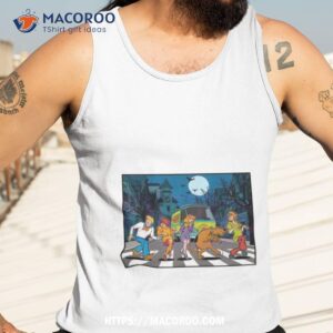 scooby doo family abbey road halloween 2023 shirt tank top 3