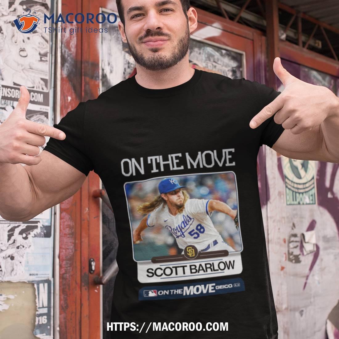 Scott Barlow Padres 2023 On The Move Mlb Shirt Scott Barlow Padres 2023 On The Move Mlb Shirt
