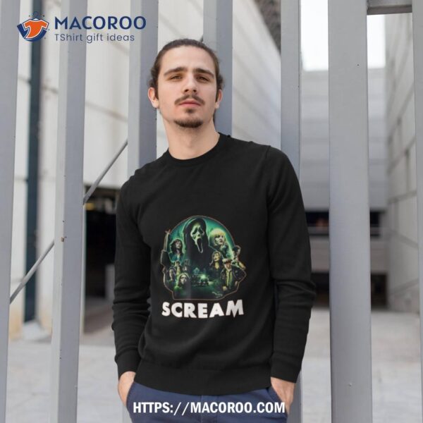 Scream Ghostface Creepy 80s Horror Movie Halloween Shirt