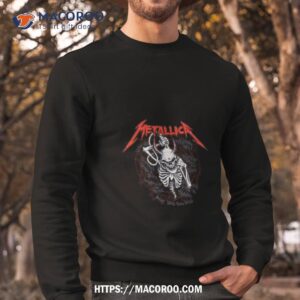 screaming skull metallica merch pop up store fan gifts shirt sweatshirt