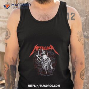 screaming skull metallica merch pop up store fan gifts shirt tank top