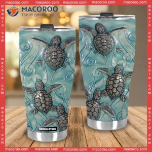 sea turtle stainless steel tumbler 3