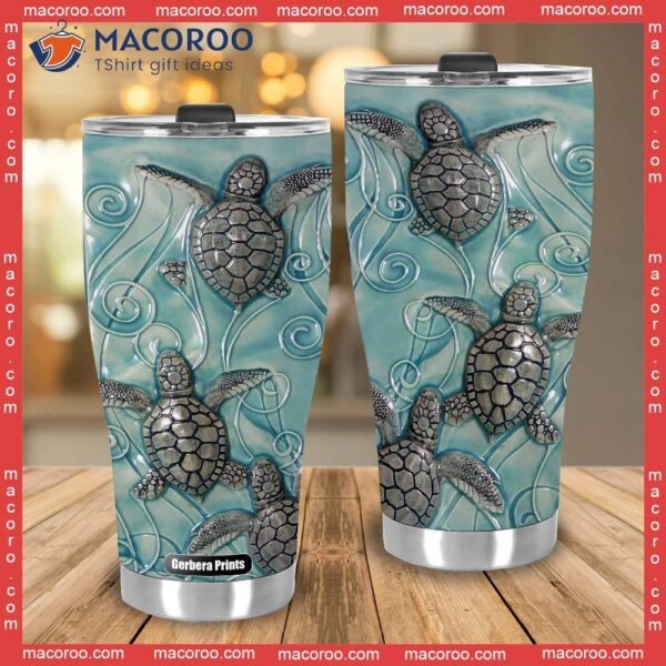 Sea Turtle Stainless Steel Tumbler