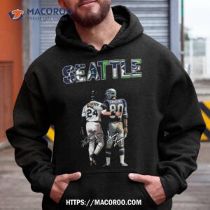 Seattle Seahawks And Seattle Mariners Griffey And Largent Signatures 2023 Shirt