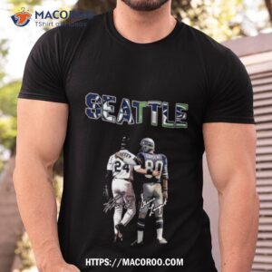 Seattle Seahawks And Seattle Mariners Griffey And Largent Signatures 2023 Shirt