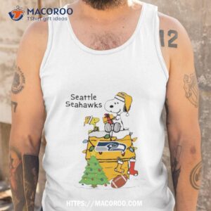 seattle seahawks snoopy christmas shirt tank top