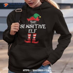 sensitive elf matching family christmas shirt santa clause 3 hoodie 3