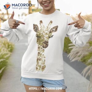 sequin embellished giraffe girls shirt sweatshirt 1