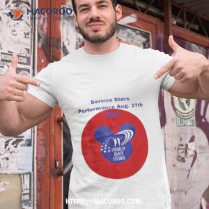 Service Stars Performance Aug 27th 2023 American Dance Studios Art Design Shirt