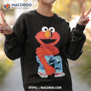 sesame street elmo in jeans single stitch shirt sweatshirt 2