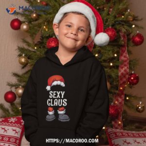 sexy claus christmas partner look family santa shirt christmas santa claus hoodie