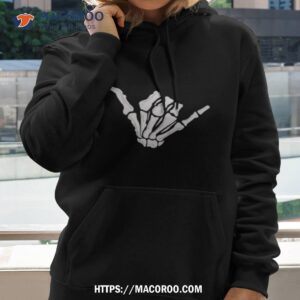 shaka skull hand sign halloween shirt hoodie