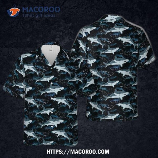 Shark Pattern Hawaiian Shirt