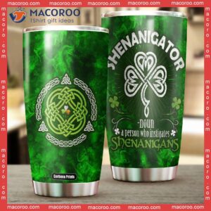 sheinanigator st patrick s day stainless steel tumbler 1