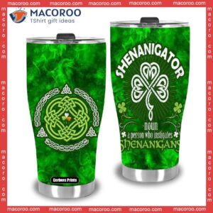 sheinanigator st patrick s day stainless steel tumbler 2