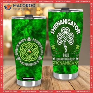 sheinanigator st patrick s day stainless steel tumbler 3