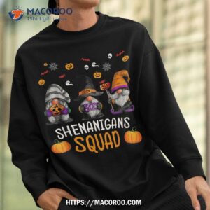 shenanigans squad halloween gnomes pumpkin costume shirt sugar skull pumpkin sweatshirt