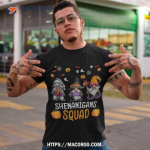 shenanigans squad halloween gnomes pumpkin costume shirt sugar skull pumpkin tshirt