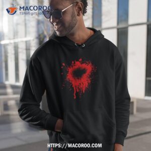 Shooting Blood Stain Halloween Shirt 1 shooting blood stain halloween shirt hoodie 1