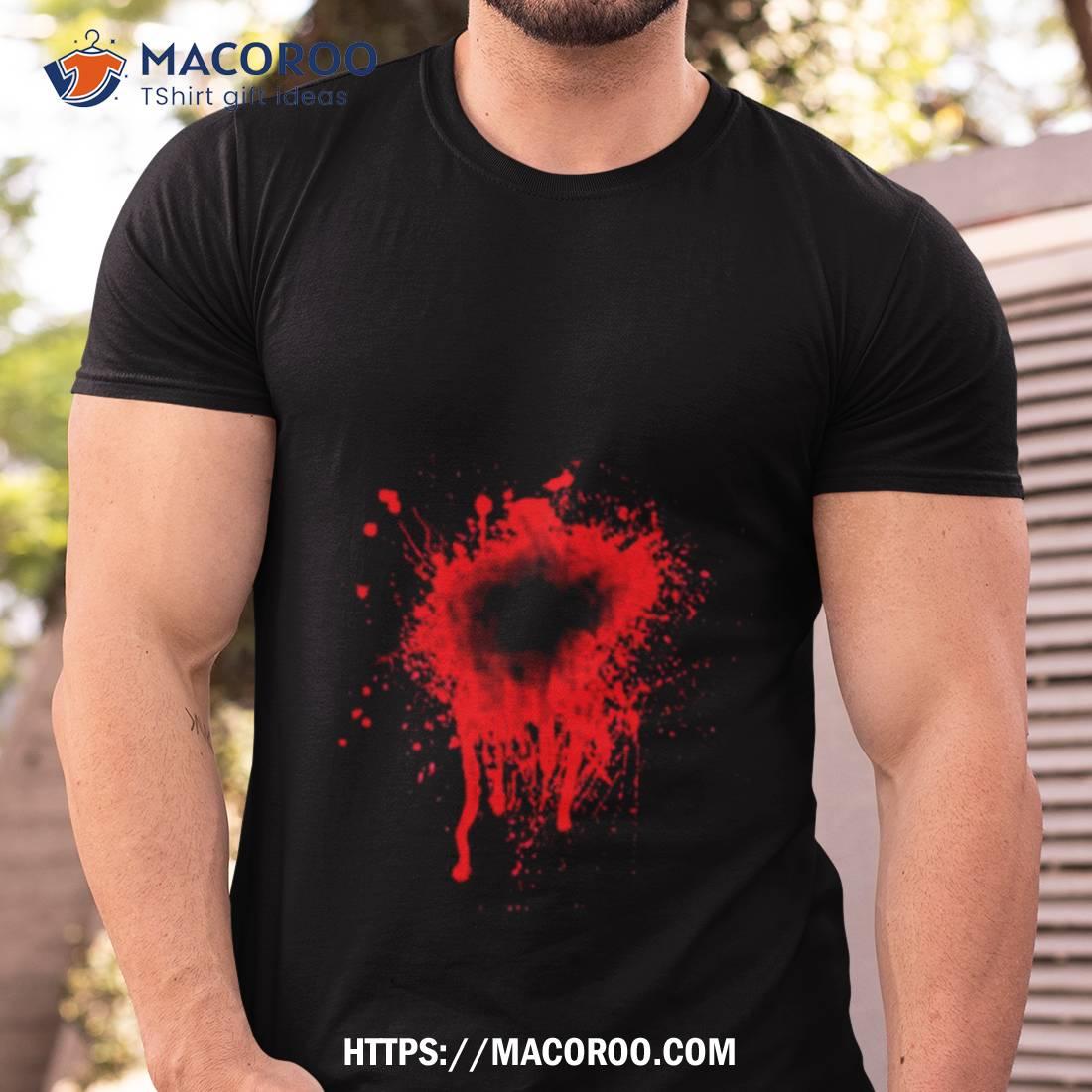 Shooting Blood Stain Halloween Shirt Shooting Blood Stain Halloween Shirt