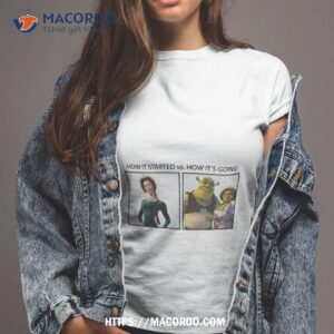 Shrek How It Started Vs How Its Going Shirt