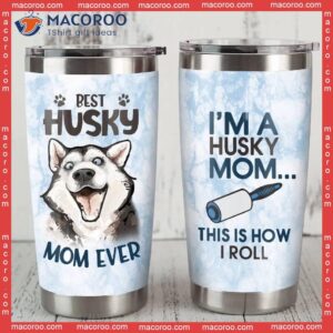 Siberian Husky Dog Stainless Steel Tumbler