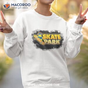 skate park logo explosion light shirt sweatshirt 2
