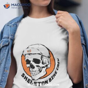 Skeleton Bike Crew Halloween Shirt