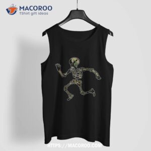 skeleton camo lazy halloween costume cool skull bones shirt skeleton masks tank top