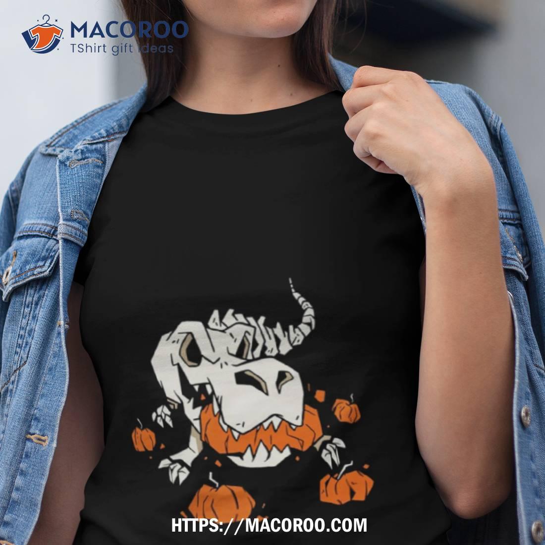 Skeleton Dinosaur Halloween Shirt Skeleton Dinosaur Halloween Shirt
