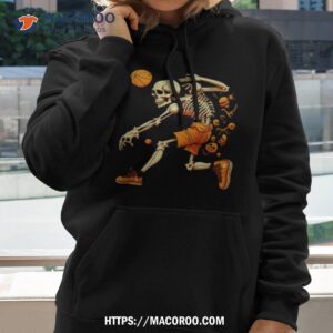 Skeleton Playing Basketball Shirt
