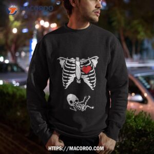 skeleton pregnancy announcement xray halloween shirt sweatshirt