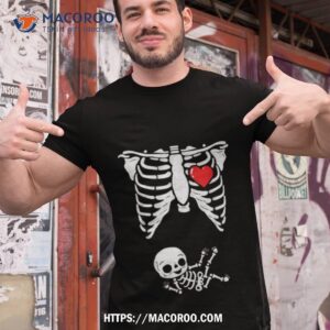 Skeleton Pregnancy Announcement Xray Halloween Shirt