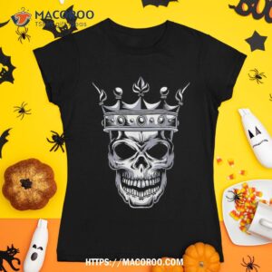 Skeleton Rocker On Skull Spooky Halloween Funny Band Concert Shirt, Sugar Skull Pumpkin