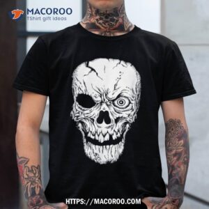 Skeleton Skull Scary Halloween Rock N Roll Shirt, Sugar Skull Pumpkin